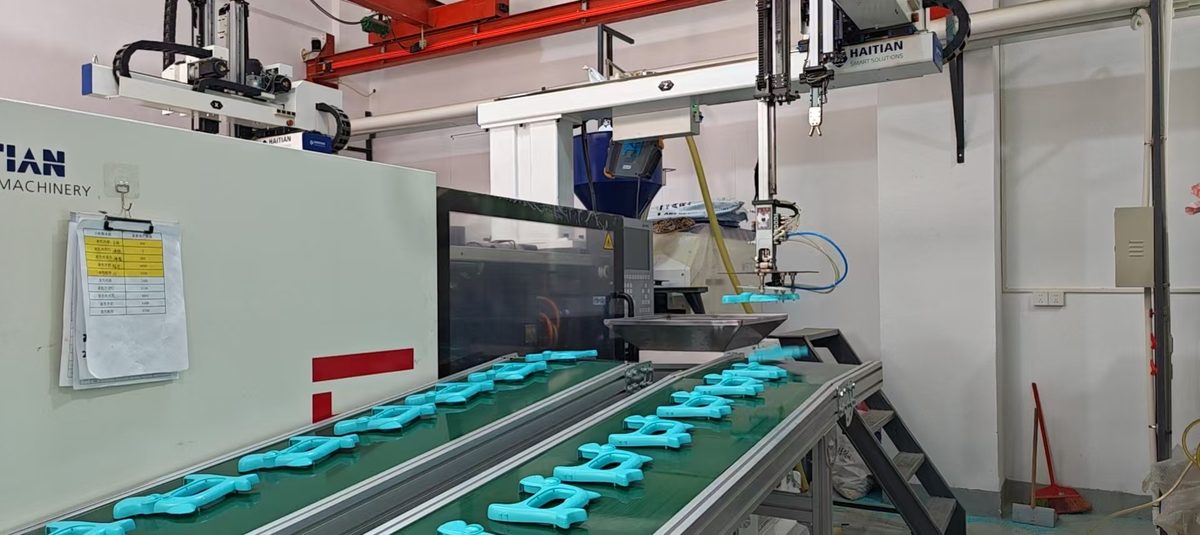 Production line at a partner factory